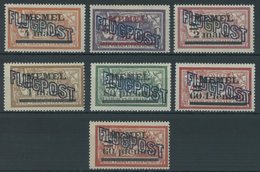 MEMELGEBIET 40-46 *, 1921, Flugpost, Falzrest, Prachtsatz, Mi. 65.- - Memel (Klaipeda) 1923