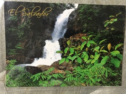Circulated Postcard El Salvador 2012 Landscape  , ( Church And Lions Club Stamps ) - El Salvador