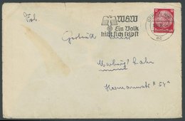 FELDPOST II. WK BELEGE 1938, Legion Condor: Freiwilligenbrief Mit Seltenem Inhalt Und Deutscher Zensur (grüner R7) Nach  - Bezetting 1938-45