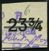 GROSSRÄSCHEN-VORLÄUFER V 22IU O, 1945, 6 Pf. Wertziffer Schwarz Statt Rot, Ungezähnt, Pracht, Gepr. Dr. Arenz, Mi. 400.- - Private & Lokale Post