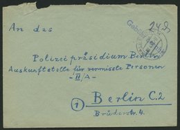 ALL. BES. GEBÜHR BEZAHLT WALDERBACH, 2.4.46, Violetter L1 Gebühr Bezahlt, Brief Feinst - Andere & Zonder Classificatie