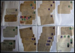 BERLIN UND BRANDENBURG Umfangreiche Briefsammlung Berlin Und Brandenburg, überwiegend Bedarfspost, Dabei Papiervarianten - Autres & Non Classés