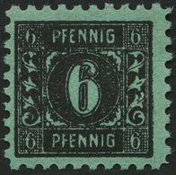 MECKLENBURG-VORPOMMERN 8y **, 1945, 6 Pf. Schwarz Auf Maigrün, Pracht, Gepr. Kramp, Mi. 120.- - Andere & Zonder Classificatie