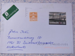 Denmark 2012 Cover To Holland - Bridge - Briefe U. Dokumente