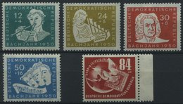 DDR 256-60 **, 1950, Bach Und DEBRIA, Pracht, Mi. 95.- - Used Stamps