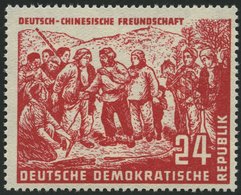 DDR 287 **, 1951, 24 Pf. Chinesen, Pracht, Mi. 130.- - Gebraucht