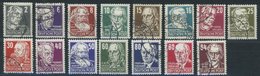 DDR 327-41 O, 1952/3, Persönlichkeiten, Wz. 2, Gefälligkeitsabstempelung, Prachtsatz, Mi. 450.- - Used Stamps