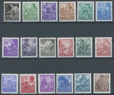 DDR 362-79 **, 1953, Fünfjahrplan, Odr., Postfrischer Prachtsatz, Mi. 150.- - Used Stamps