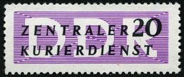 DIENSTMARKEN B D 7XII **, 1956, 20 Pf. Wz. 2XII, Pracht, Gepr. Weigelt, Mi. 180.- - Andere & Zonder Classificatie