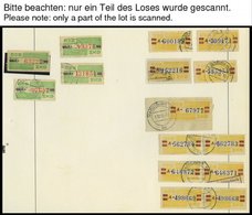 DIENSTMARKEN B D 24/5 O,BrfStk, **, Fast Nur Gestempelte Sammlung Wertstreifen Für Den ZKD In Smaragdgrün/braunviolett/r - Other & Unclassified