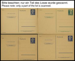 GANZSACHEN Aus P 40-78 BRIEF, 1950-66, 22 Verschiedene Ungebrauchte Ganzsachenkarten Und 2 Faltbriefe, Fast Nur Prachter - Altri & Non Classificati