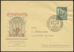BERLIN 107 BRIEF, 1953, 10 Pf. Gedächtniskirche Auf Amtlichem FDC, Pracht, Mi. 160.- - Autres & Non Classés