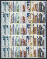 ROLLENMARKEN Aus 793-874R **, 1987/90, 9 Verschiedene 5er-Streifen Sehenswürdigkeiten, Dabei 300 Und 350 Pf., Pracht - Rollo De Sellos