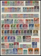 LOTS O, 1948-68, Gestemplte Partie Verschiedener Mittlerer Werte, Feinst/Pracht, Mi. 1050.- - Used Stamps