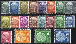 SAARLAND 409-28 O, 1957, Heuss II, Prachtsatz, Mi. 120.- - Autres & Non Classés