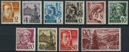 BADEN 28-37 **, 1948, Freimarken, Ohne Währungsangabe, Prachtsatz, Mi. 200.- - Altri & Non Classificati