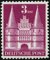 AMERIK. U. BRITISCHE ZONE 99II **, 1948, 3 DM Hohe Treppe, Winzige Gummifehler Sonst Pracht, Mi. 200.- - Andere & Zonder Classificatie