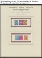 AMERIK. U. BRITISCHE ZONE SLG. *,o , Kleiner Sammlungsteil Amerikanische Und Britische Zone Incl. Alliierte Besetzung Ge - Altri & Non Classificati