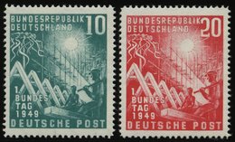 BUNDESREPUBLIK 111/2 **, 1949, Bundestag, Pracht, Mi. 100.- - Other & Unclassified