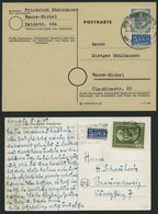 BUNDESREPUBLIK 118/9,127 BRIEF, 1950/3, 10 Und 20 Pf. Helfer Der Menschheit Und 8 Pf. Posthorn, 3 Einzelfrankaturen, Pra - Andere & Zonder Classificatie