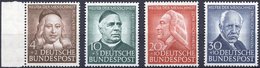 BUNDESREPUBLIK 173-76 **, 1953, Helfer Der Menschheit, Prachtsatz, Mi. 85.- - Other & Unclassified