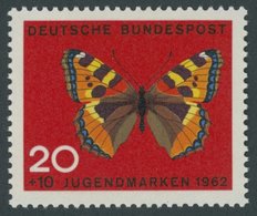 BUNDESREPUBLIK 378Z **, 1962, 20 Pf. Schmetterlinge, Ohne Wz., Postfrisch, Pracht, Gepr. Salomon, Mi. 1000.- - Andere & Zonder Classificatie