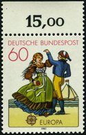 BUNDESREPUBLIK 1097G **, 1982, 60 Pf. EUROPA: Folklore, Druck Auf Der Gummiseite (bildseitig Nicht Fluoreszierend), Ober - Other & Unclassified