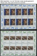 BUNDESREPUBLIK 1772-1833KB **, 1995, 55 Zehnerbogen Komplett, Pracht, Mi. 900.- - Andere & Zonder Classificatie