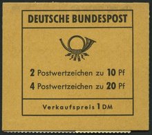 MARKENHEFTCHEN MH 14d **, 1968, Markenheftchen Brandenburger Tor, 2. Deckelseite: Postgebühren Stand Vor 1.7.1971, Prach - Other & Unclassified