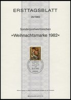 ERSTTAGSBLÄTTER 1118-61 BrfStk, 1982, Kompletter Jahrgang, ETB 1 - 26/82, Pracht - Other & Unclassified