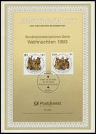 ERSTTAGSBLÄTTER 1645-1708 BrfStk, 1993, Kompletter Jahrgang, ETB 1 - 47/93, Pracht - Autres & Non Classés