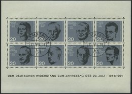 ENGROS Bl. 3 O, 1964, Block 20. Juli, 7x, Pracht, Mi. 105.- - Unused Stamps