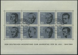 ENGROS Bl. 3 O, 1964, Block 20. Juli, 7x, Pracht, Mi. 105.- - Neufs