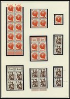 BUNDESREPUBLIK 694-703 Paar **, 1971, Unfallverhütung In Waagerechten Paaren (9x), Pracht, Mi. 630.- - Unused Stamps