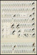 ENGROS 754-57 **, 1973, Vögel, 120 Postfrische Sätze, Fast Nur Pracht, Mi. 960.- - Unused Stamps