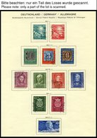 SAMMLUNGEN O, 1949-74, Gestempelte, In Den Hauptnummern Komplette Sammlung Bundesrepublik Im Schaubekalbum, Erhaltung Fe - Usati