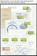 SAMMLUNGEN Sammlung Von Ca. 1500 Bedarfsbelegen Bundesrepublik Von 1981-91 In 5 Dicken Ringbindern, Meist Einfache Beleg - Oblitérés