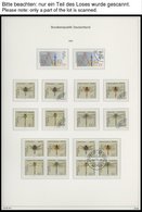 SAMMLUNGEN **,o , Sammlung Bundesrepublik Von 1991-96 Im KA-BE Bi-collcet Falzlosalben, Postfrisch Und Gestempelt Bis 19 - Used Stamps