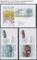 LOTS 2003/4, 53 Verschiedene Nummerierte, Echte Gelaufene FDC`s Im Borek Spezialringbinder Mit Schuber, Prachterhaltung - Used Stamps