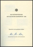 BUND/BERLIN MINISTERJAHRB MJg 86 , 1986, Ministerjahrbuch Gelb, Pracht - Unused Stamps