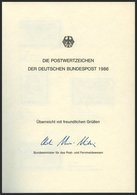 BUND/BERLIN MINISTERJAHRB MJg 86 , 1986, Ministerjahrbuch Gelb, Pracht - Ongebruikt