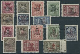 ÄGÄISCHE INSELN ** , 1943-45, 3 Verschiedene Postfrische Prachtsätze: Mi.Nr. 203-10, 215-20 Und 225/6, Mi. 350.- - Egeo