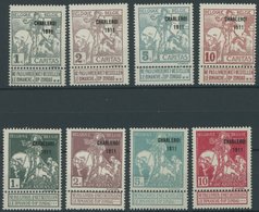 BELGIEN 81-88III **, 1911, Charleroi 1911, Postfrischer Prachtsatz - Sonstige & Ohne Zuordnung