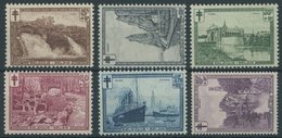 BELGIEN 270-75 **, 1929, Landschaften, Postfrischer Prachtsatz, Mi. 90.- - Andere & Zonder Classificatie