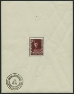 BELGIEN Bl. 2 *, 1931, Block Kriegsinvaliden, Sonderstempel Im Rand, Falzreste Im Rand, Pracht - Andere & Zonder Classificatie