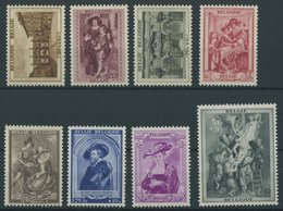 BELGIEN 506-13 **, 1939, Rubens-Haus, Postfrischer Prachtsatz, Mi. 100.00 - Andere & Zonder Classificatie