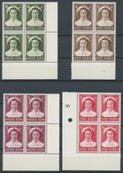 BELGIEN 961-66 VB **, 1953, Hochzeit In Randviererblocks, Postfrisch, Pracht, Mi. 160.- - Andere & Zonder Classificatie