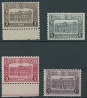 POSTPAKETMARKEN PP 3-6 **, 1929, Hauptpostamt, Postfrischer Prachtsatz, Mi. 90.- - Gepäck [BA]