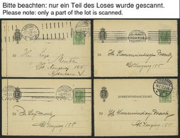 DÄNEMARK K 26 BRIEF, Ganzsachen: 1910, 5 Ø Kartenbrief, Gebraucht, 25x, Feinst/Pracht, Mi. 200.- - Andere & Zonder Classificatie