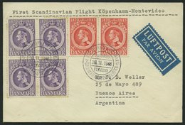 ERSTFLÜGE 30.11.1946, Kopenhagen-Buenos Aires, Prachtbrief - Other & Unclassified